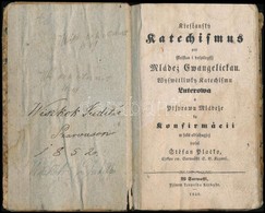 Štěfan Plačko: Kreštanský Katechismus Pro školskau I Dospelegši Mládež Ewangelickau. Szarvas, 1848, Réthy Lipót, VIII-9- - Non Classés