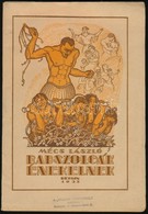 Mécs László: Rabszolgák énekelnek. Berlin, 1925, Ludwig Voggenreiter, 151+5 P. Második Kiadás. Kiadói Illusztrált Papírk - Unclassified