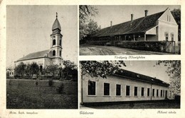 * 2 Db Régi Magyar Városképes Lap: Gyulavár, Gádoros / 2 Pre-1945 Hungarian Town-view Postcards - Zonder Classificatie