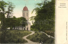 T2/T3 1912 Aszód, Evangélikus Templom. Kiadja Huszerl Sándor és Fia (EK) - Unclassified