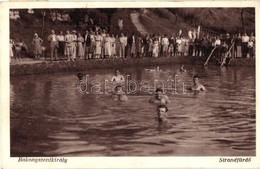 T2 Bakonyszentkirály, Strandfürdő, Fürdőzők Nézőközönséggel. Kiadja Kellner Jenő - Zonder Classificatie