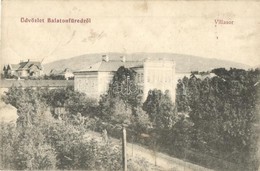 T2/T3 Balatonfüred, Villa Sor. Kiadja Koller Károly Utóda (fl) - Unclassified