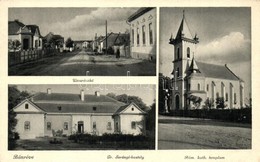 T2/T3 Bánréve, Utcakép, Római Katolikus Templom, Gróf Serényi Kastély (EK) - Unclassified