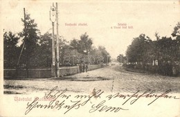 T2/T3 1904 Szolnok, Sétatér A Tisza Híd Felé. Szigeti H. Udv. Fényképész Felvétele (fl) - Unclassified