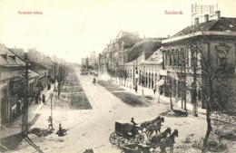 T2/T3 1911 Szolnok, Szapáry Utca, Lovashintó, Könyvnyomda és Könyvkötészet (EK) - Unclassified