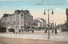 * T2/T3 1918 Szombathely, Erzsébet Királyné Utca, Deutsch Samu üzlete - Zonder Classificatie