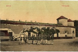 T2/T3 1910 Arad, Vár Részlete, Katonák, Szekér / Castle Wall, K.u.K. Soldiers, Horse-drawn Carriage (EK) - Zonder Classificatie