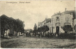 T2/T3 1923 Érmihályfalva, Valea Lui Mihai; Fő Utca, Mátrai Ákos Gyógyszertára A Sashoz / Main Street, Pharmacy (EK) - Unclassified