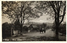 ** T2/T3 Galgó, Galgau; Utcakép, ökrök / Street View, Oxen - Zonder Classificatie