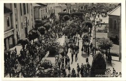 T2/T3 1940 Marosvásárhely, Targu Mures; Bevonulás, Díszkapu, Horogkeresztes Zászló / Entry Of The Hungarian Troops, Deco - Unclassified