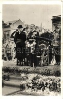 T3 1940 Marosvásárhely, Targu Mures; Bevonulás, Horthy Miklós, Purgly Magdolna / Entry Of The Hungarian Troops (fa) - Unclassified