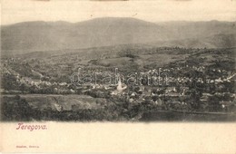 ** T2/T3 Teregova, Terregova; Látkép, Templom. Alscher Kiadása / General View, Church - Unclassified