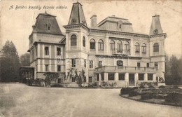 * T3 1913 Betlér, Betliar (Rozsnyó); Gróf Andrássy Géza Kastély északi Oldala. Kiadja Falvi Jenő / Schloss / Castle (EB) - Unclassified