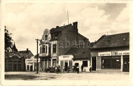 * T3 Dunaszerdahely, Dunajská Streda; Buffet, Nábytok Sitno Nár. Podnik, Kamenosochár Vyrobne A Prac Drúzstvo, Holicstvo - Unclassified