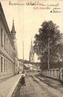 * T2/T3 1910 Igló, Zipser Neudorf, Spisská Nová Ves; Lőcsei Utca. W.L: Bp. 2809. / Street (EK) - Unclassified