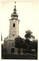 * T2/T3 1951 Kamocsa, Komoca (Gúta Mellett / Near Kolárovo); Református Templom / Calvinist Church. Photo (EK) - Unclassified