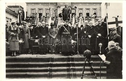 T2 1938 Komárom, Komárno; Bevonulás, Horthy Miklós, Purgly Magdolna, Imrédi Béla, Teleki Pál / Entry Of The Hungarian Tr - Unclassified
