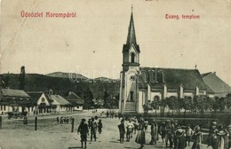 T3 1912 Korompa, Krompach, Krompachy; Evangélikus Templom. W. L. Bp. 2739. Dall' Asta János Kiadása / Lutheran Church (E - Unclassified