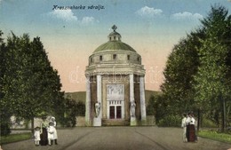 * T2/T3 1917 Krasznahorkaváralja, Krásnohorské Podhradie; Andrássy Mauzóleum. Kiadja Fuchs József No. 12. / Mausoleum (E - Unclassified