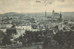 T3 1908 Nyitra, Nitra; Látkép. Kiadja Felsner / General View (EB) - Unclassified