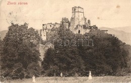T2/T3 Zboró, Zborov; Várrom. Kiadja Eschwig és Hajts / Zborovsky Hrad / Castle Ruins (EK) - Unclassified