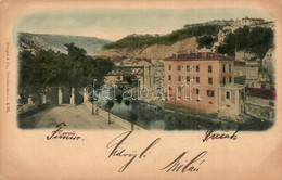 T2 Fiume, Rijeka, Susak, Sussak; Lűtkép, Híd / General View, Bridge - Unclassified