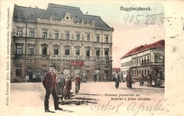 * T2/T3 1905 Nagybecskerek, Velky Beckerek, Zrenjanin; Ferenc József Tér, Bejárat A Jókai Utcába, Mesznik Imre, Rósa Ign - Sin Clasificación