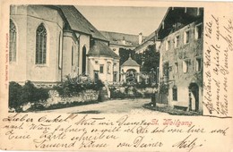 T2/T3 1902 Sankt Wolfgang Im Salzkammergut, St. Wolfgang; Courtyard Of The Church. Würthle & Sohn 406. (EK) - Unclassified