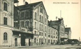 ** T1/T2 Liberec, Reichenberg; Bahnhof. Verlag C. H. Müller / Railway Station - Unclassified