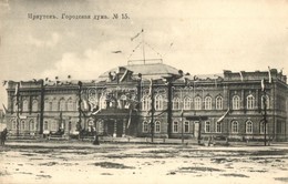 ** T2/T3 Irkutsk, Gorodskaya Duma / City Council, Town Hall In Winter. Phototypie Scherer, Nabholz & Co. (EK) - Non Classés