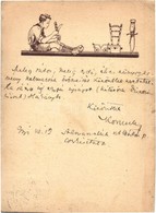 T3 Cserkész Tőrrel. Kiadja A Cserkészbolt / Hungarian Boy Scout Art Postcard (kis Szakadás / Small Tear) - Sin Clasificación