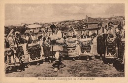 * T4 Macedonische Bauerntypen In Nationaltracht / Macedonian Folklore (b) - Non Classés