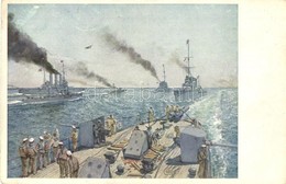 ** T2/T3 Gefecht In Der Otrantostraße Am 15. Mai 1917. Vereinigung Mit SMS St. Georg (Panzerkreuzer) / Ütközet Az Otrant - Unclassified