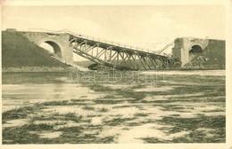 ** T2/T3 Weltkrieg 1914-1916.  Gesprengte Eisenbahnbrücke Am Strypa-Fluss / Vyhozeny Zeleznicní Most Na Rece Strype 1915 - Unclassified