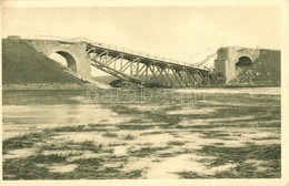 ** T2/T3 Weltkrieg 1914-1916.  Gesprengte Eisenbahnbrücke Am Strypa-Fluss / Vyhozeny Zeleznicní Most Na Rece Strype 1915 - Zonder Classificatie