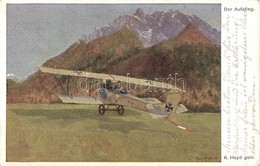 T2/T3 Der Aufstieg. Kriegshilfsbüro Nr. 503. / WWI German And Austro-Hungarian K.u.K. Military Art Postcard, German Bipl - Unclassified