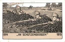 T2/T3 Im Schützengraben / WWI Austro-Hungarian K.u.K. Military Art Postcard, Soldiers In The Trenches. M. Munk Nr. 942.  - Non Classés