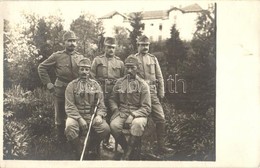 ** T2 Osztrák-magyar Katonák Csoportképe / WWI Austro-Hungarian K.u.K. Military, Soldiers Group Photo - Unclassified