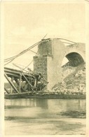 ** T2 Weltkrieg 1914-1916.  Gesprengte Eisenbahnbrücke Am Strypa-Fluss / Vyhozeny Zeleznicní Most Na Rece Strype 1915 /  - Zonder Classificatie