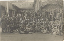 ** T2/T3 Osztrák-magyar Katonák Csoportképe / WWI Austro-Hungarian K.u.K. Military, Soldiers Group Photo (EK) - Non Classés