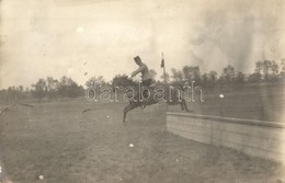 T2/T3 1912 Osztrák-magyar Katonai Lovas Kiképző, Akadályugratás / Austro-Hungarian K.u.K. Military Training Camp For Cav - Unclassified