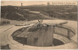 ** T4 Batterie Wilhelm II Knocke-sur-Mer / WWI Wilhelm II Battery Cannon In Belgium (vágott / Cut) - Non Classés