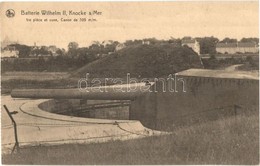 ** T4 Batterie Wilhelm II Knocke-sur-Mer / WWI Wilhelm II Battery Cannon In Belgium (vágott / Cut) - Non Classés
