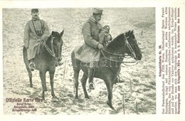 ** T2 Kriegsbildkarte Nr. 36. Der Personaladjutant Des FZM. Wurm, Oberleutnant Baron Pawel-Ramingen, Bringt Mit Seinem H - Unclassified