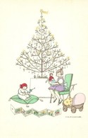 ** T1 Girl With Toys And Christmas Tree. W. & S. Succ. V.A. S: Mela Koehler - Zonder Classificatie