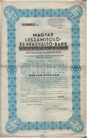 Budapest 1945. 'A Magyar Leszámitoló- és Pénzváltó-Bank Ideiglenes Elismervény 7%-os 35 éves Törlesztéses Községi Aranyk - Unclassified