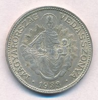 1938. 2P Ag 'Madonna' T:1-,2 Kis Patina
Adamo P7 - Unclassified