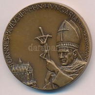 Tóth Sándor (1933-) 1991. 'II. János Pál Pápa Magyarországon' Br Emlékérem (42mm) T:1- - Non Classés