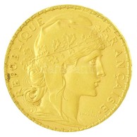 Franciaország 1909. 20Fr Au 'LIBERTÉ ÉGALITÉ FRATERNITÉ' Utánveret (6,46g/0.900) T:2
 France 1909. 20 Francs Au 'LIBERTÉ - Zonder Classificatie