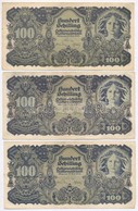 Ausztria 1945. 100Sch (3x) T:III
Austria 1945. 100 Schilling (3x) C:F 
Krause 118 - Sin Clasificación